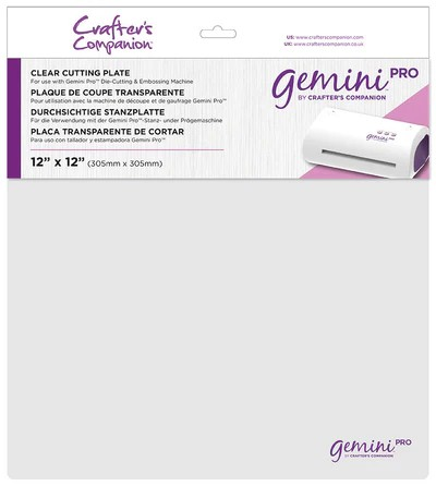 Crafter's Companion, Gemini Pro Accessory, 12X12, Clear Cutting Plate