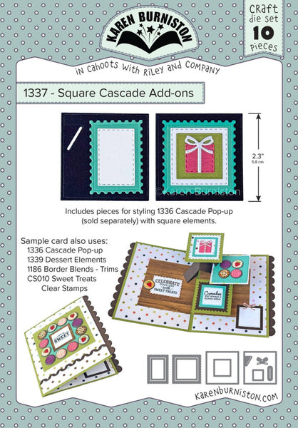 Karen Burniston Dies, Square Cascade Add-ons (1337)