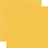Simple Stories, Color Vibe, Double-Sided Cardstock 12"X12", Dandelion Bold (13409)