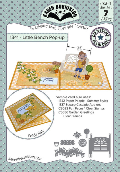 Karen Burniston Dies, Little Bench Pop-up (1341)