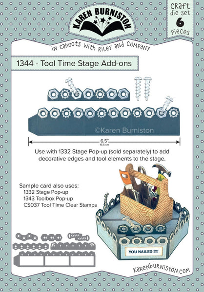 Karen Burniston Dies, Tool Time Stage Add-ons (1344)