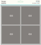 Simple Stories Simple Pages Page Template, Design 5