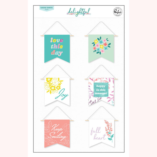 Pinkfresh Studio, Delightful, Hanging Banners