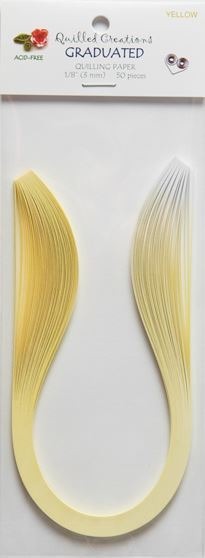 Quilled Creations, Graduated Quilling Papers 1/4", 6mm (Assorted Colors)