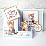 Katy Sue, Crafty Kittens Die Cut Topper & Decoupage Collection