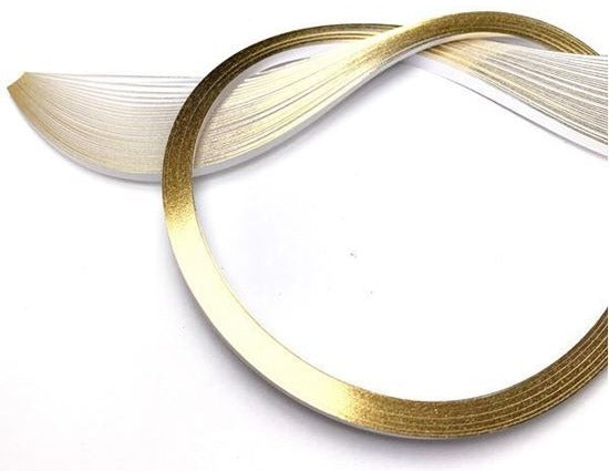 Quilled Creations, Metallic Edge, Gilded Quilling Paper, 1/8", 3mm (Assorted Colors)