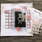 Paper Rose Dies, Circle Grid Coverplate (#18596)