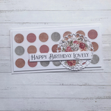 Paper Rose Dies, Circle Grid Coverplate (#18596)