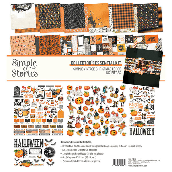 Simple Stories Collector's Essential Kit 12"X12", Simple Vintage October 31st