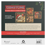 Deluxe Gemstone Diamond Painting Kit, Purr-fect Christmas (19338)
