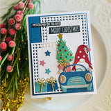 Spellbinders Etched Dies, From the Gnome Drive Collection, Gnome Drive Holiday (S4-1297)