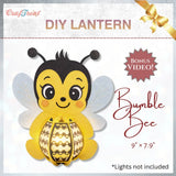 CrafTreat DIY Paper Lanterns, Bumble Bee