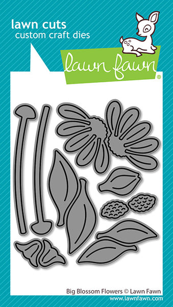 Lawn Fawn, Lawn Cuts Custom Craft Dies, Big Blossom Flowers (LF4092)