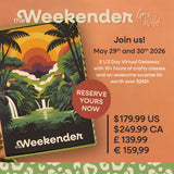 Pre-order - Spellbiners, The Weekender Goes Wild Craft Kit & Virtual Retreat (Please Choose One from the Drop Down Menu)