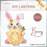CrafTreat DIY Paper Lanterns, Bunny