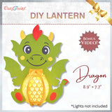 CrafTreat DIY Paper Lanterns, Dragon