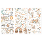 49 And Market Rub-On Transfer Set 6"X12", Little Dreamer (JLD-31805)