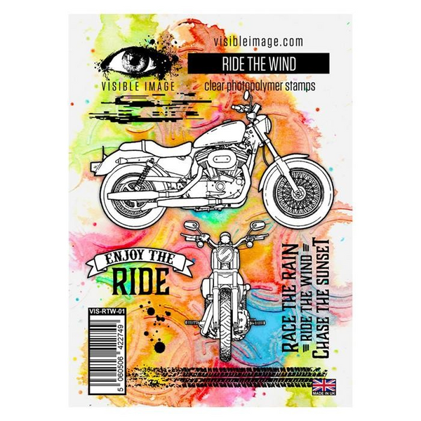 Visible Image, A6 Clear Stamps, Ride The Wind (VIS-RTW-01)