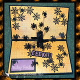 Karen Burniston, Dies, Slim Pattern Plate, Spiders (1207)