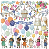 49 And Market, All-In-One Paper Collection Kit, 12"x12", It's Your Day! (AIO-35032)