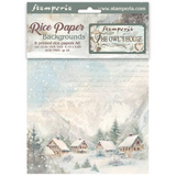 Stamperia, Assorted Mini Rice Paper Backgrounds A6 8/Sheets, The Owl's House (DFSAK6044)