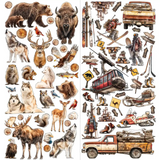 49 And Market, Laser Cut Element Set 6"X12", Timber & Tweed (DTT-34769)