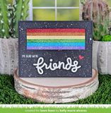 Lawn Fawn, Lawn Cuts Custom Craft Dies, Over the Rainbow (LF4087)