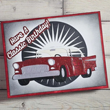 Spellbinders, Etched Dies By Mindy Eggen, Muscle Car, Classic Car, Classic Road Legends (S4-1444)