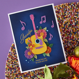 Spellbinders, Mini Guitar Etched Dies by Bibi Cameron (S3-551)