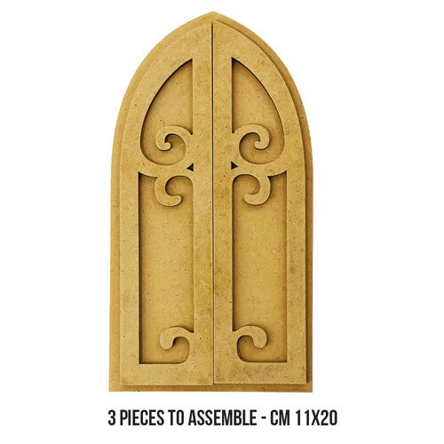Stamperia, Crafty Shapes, Master Of Magic Collection, Window (KLSM39)