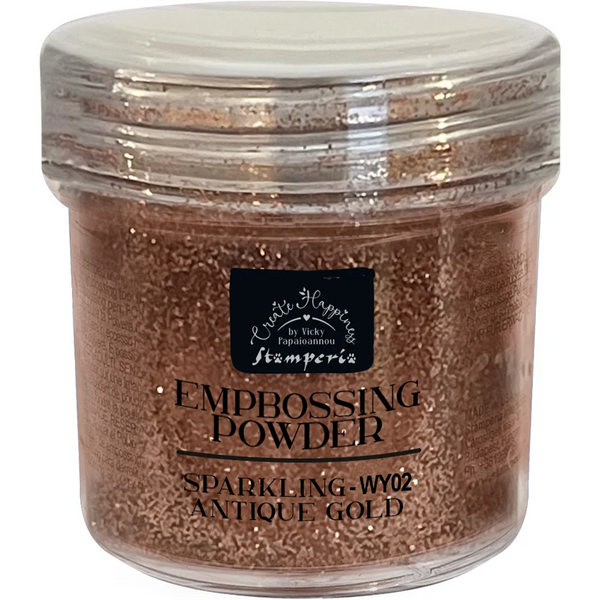 Stamperia, Create Happiness Embossing Powder, Antique Gold (WY02)