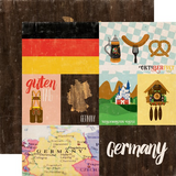 Echo Park, Around The World Double-Sided Cardstock 12"X12", Germany