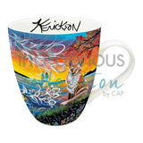 Canadian Art Prints, Indigenous Collection, Signature Mug, 18 oz., Daytime Dreamer by Karen Erickson