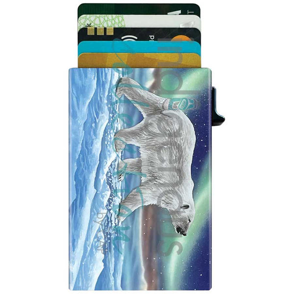 Ocean's Edge RFID Metal Card Holder by Ronnie Simon
