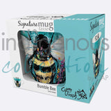 Canadian Art Prints, Indigenous Collection, Signature Mug, 18 oz., Bumble Bee by Carla Joseph