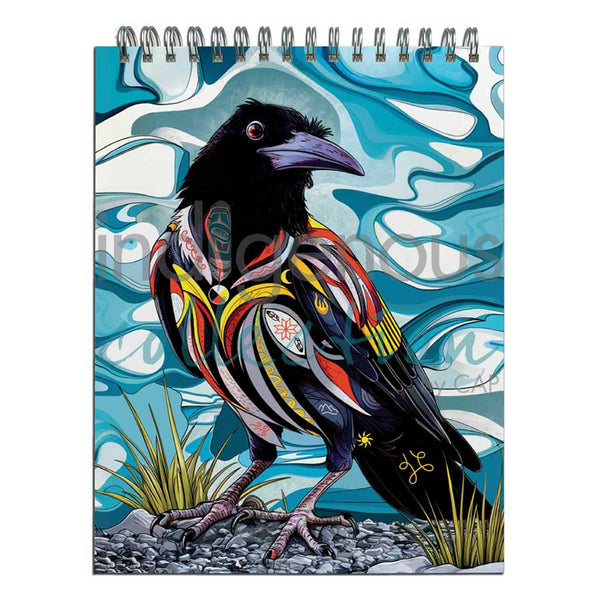 Indigenous Collection, Spirit Crow, Hardcover Sketchbook, 8.5"x11", 110 gsm