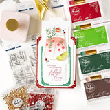 Pinkfresh Studio Clear Stamp Set 4"X6", Holiday Spirit