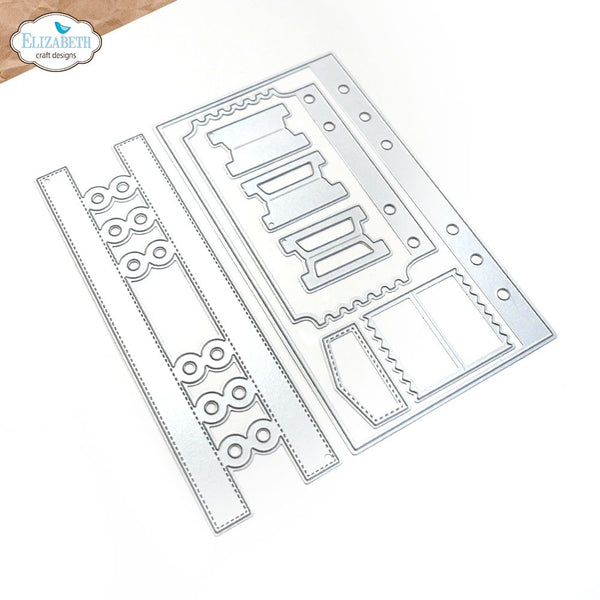 Elizabeth Craft Designs, Metal Die, Sidekick Essentials 30-Basepage w/ticket (#2102)