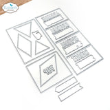 Elizabeth Craft Designs, Metal Die, Sidekick - Postage stamps fillers 1 (#2104)