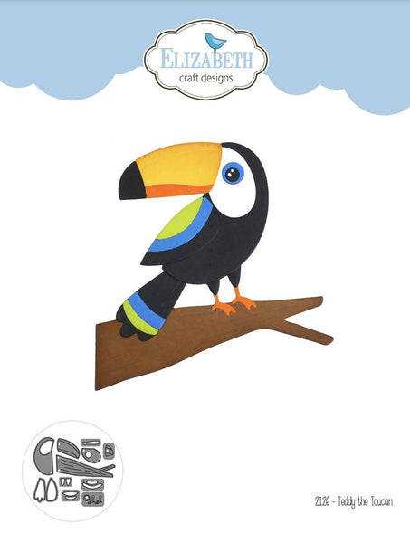 Elizabeth Craft Metal Die, Teddy the Toucan