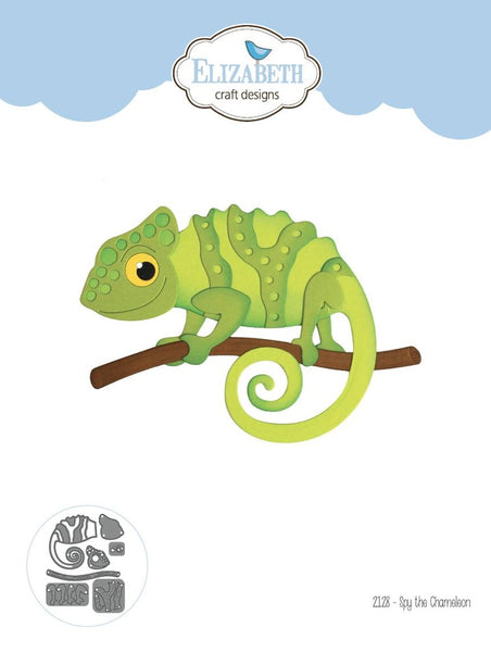 Elizabeth Craft Metal Die, Spy The Chameleon