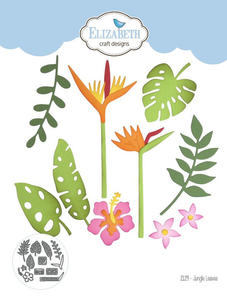 Elizabeth Craft Metal Die, Jungle Leaves
