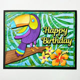 Elizabeth Craft Metal Die, Leaves Background