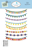 Elizabeth Craft Metal Die, Happy Banners (2200)