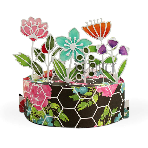 i-crafter Dies by Lynda Kanase, Box Pops, Box Pops, Flower Add-On