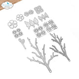 Elizabeth Craft Metal Dies, Cherry Blossom (2244)