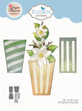 Elizabeth Craft Metal Dies, 3D Modern Vases (2248)