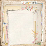 Simple Vintage Meadow Flowers Double-Sided Cardstock 12"X12", Walk In Nature