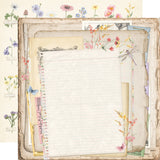 Simple Vintage Meadow Flowers Double-Sided Cardstock 12"X12", Walk In Nature