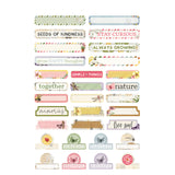 Simple Stories Sticker Book 12/Sheets, Simple Vintage Meadow Flowers